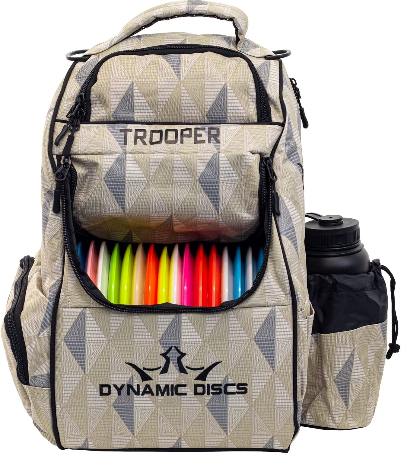 Trooper Disc Golf Backpack, Disc Golf Bag, Frisbee Golf Discs Set, Sports Bag, Lightweight & Durable, 18+ Disc Capacity