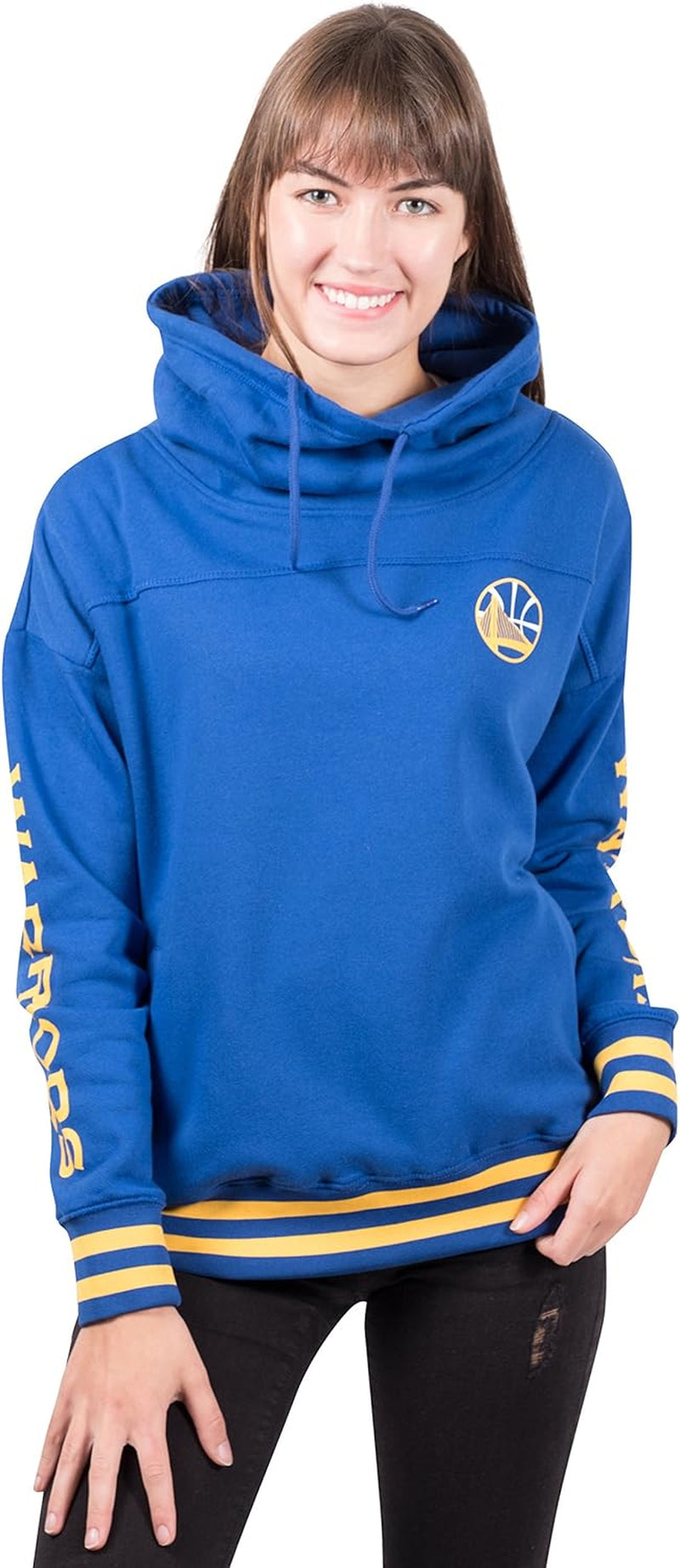 Women'S NBA Official Super Soft Pullover Hoodie Funnel Sweatshirt