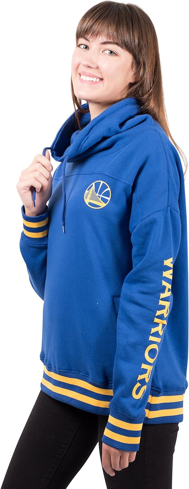 Women'S NBA Official Super Soft Pullover Hoodie Funnel Sweatshirt